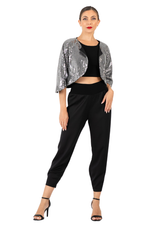 Load image into Gallery viewer, Sequin Cropped Bolero Jacket (S,M)