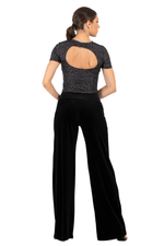 Load image into Gallery viewer, Sparkling Cutout Open Back Tango Top (S)