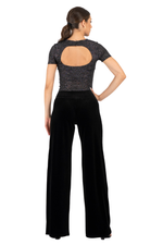 Load image into Gallery viewer, Sparkling Cutout Open Back Tango Top (S)