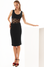 Load image into Gallery viewer, Bodycon Dress With Lace Waist ❤️