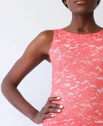 Load image into Gallery viewer, Lace Keyhole Back Fishtail Dress
