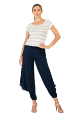 Load image into Gallery viewer, Metallic Thread Ribbed Knit Top (M,L)