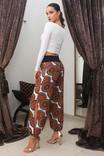 Load image into Gallery viewer, Mandala Print Babucha Tango Pants With Slits
