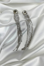 Load image into Gallery viewer, Penelope Silver Tango Earrings
