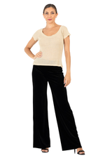 Load image into Gallery viewer, Metallic Thread  Knit Top (M,L) (Gold,Silver)