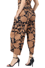 Load image into Gallery viewer, Abstract Floral Cropped Barrel Pants