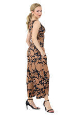Load image into Gallery viewer, Abstract Floral Cropped Barrel Pants