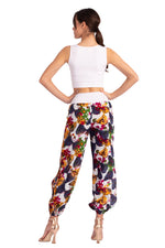 Load image into Gallery viewer, Abstract Print Gathered Tango Pants