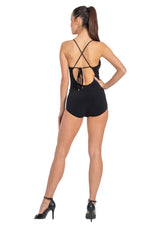 Load image into Gallery viewer, Adjustable Spaghetti Strap Bodysuit With Tie Back
