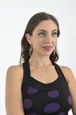 Load image into Gallery viewer, Amelie Amethyst Tango Earrings
