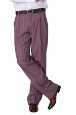 Load image into Gallery viewer, Amethyst Striped Tango Pants With Front Pleat
