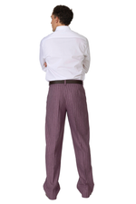 Load image into Gallery viewer, Amethyst Striped Tango Pants With Front Pleat
