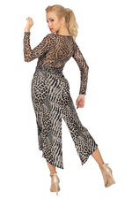 Load image into Gallery viewer, Mixed Animal Print Skirt With Curved Slit