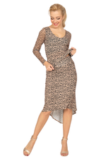 Load image into Gallery viewer, Animal Print Fishtail Tango Skirt