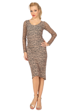 Load image into Gallery viewer, Animal Print Fishtail Tango Skirt