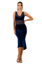 Load image into Gallery viewer, Arabella Velvet Tango Dress
