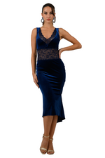 Load image into Gallery viewer, Arabella Velvet Tango Dress
