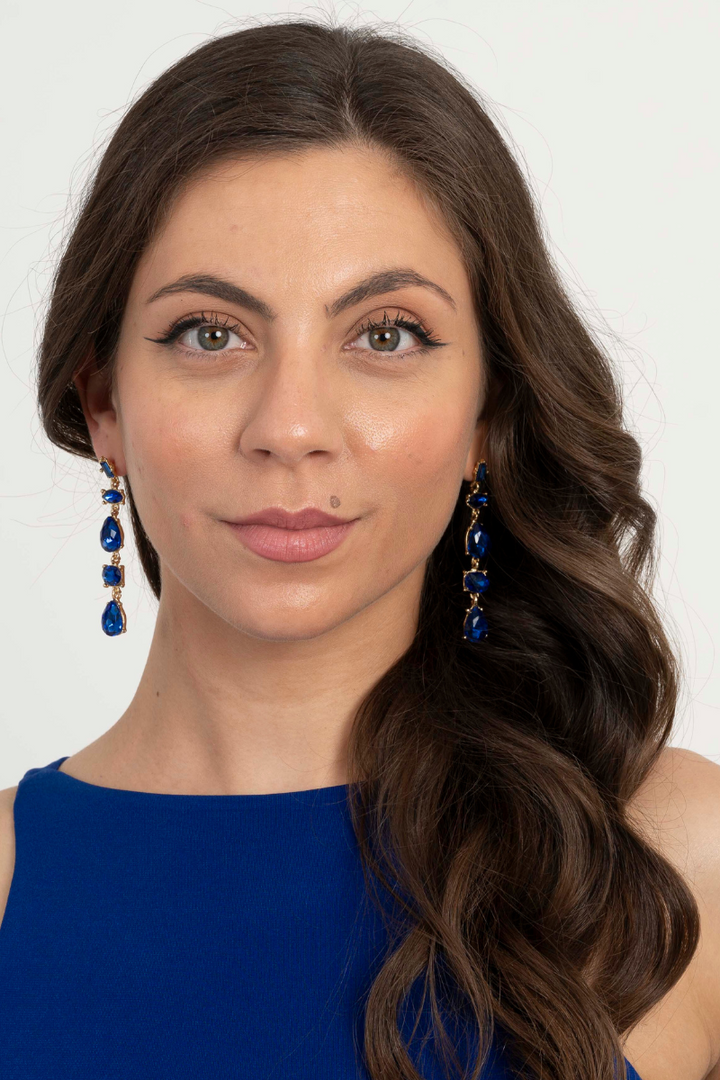 Calliope Navy Blue Tango Earrings