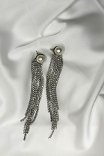 Load image into Gallery viewer, Aria Pearl Tango Earrings
