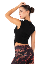 Load image into Gallery viewer, Asymmetric Sleeveless Dance Top
