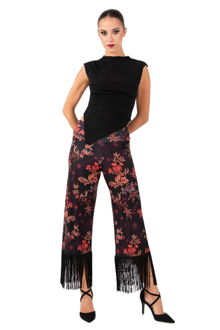 Asymmetric Sleeveless Dance Top