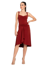 Load image into Gallery viewer, Asymmetric Tango Skirt With Front Panel
