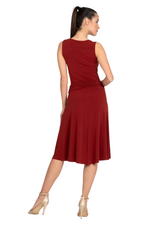 Load image into Gallery viewer, Asymmetric Tango Skirt With Front Panel
