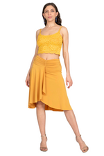 Load image into Gallery viewer, Asymmetric Tango Skirt With Front Panel
