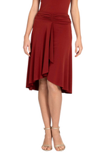 Load image into Gallery viewer, Asymmetric Tango Skirt With Front Panel
