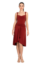 Load image into Gallery viewer, Asymmetric Tango Skirt With Front Panel
