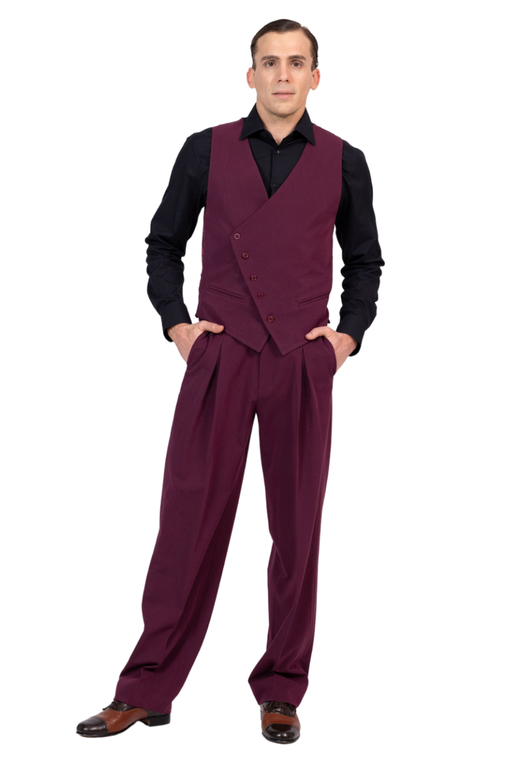 Asymmetrical Men's Tango Vest
