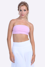 Load image into Gallery viewer, Baby Pink Jersey Bandeau Bra