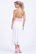 Load image into Gallery viewer, White Two-layer Georgette Dance Skirt