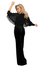 Load image into Gallery viewer, Black Muslin Cropped Cape