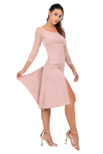 Load image into Gallery viewer, Blouse With Dotted Tulle Sleeves
