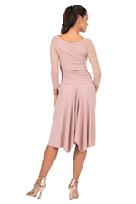 Load image into Gallery viewer, Blouse With Dotted Tulle Sleeves
