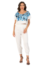 Load image into Gallery viewer, Botanic Breeze Boxy Crop Top