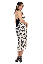 Load image into Gallery viewer, Bows Print Fishtail Dress With Bow Back