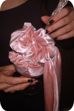 Load image into Gallery viewer, Velvet Scrunchie With Tail

