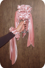 Load image into Gallery viewer, Velvet Scrunchie With Tail
