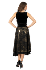 Load image into Gallery viewer, Bronze Two-layer Dance Skirt
