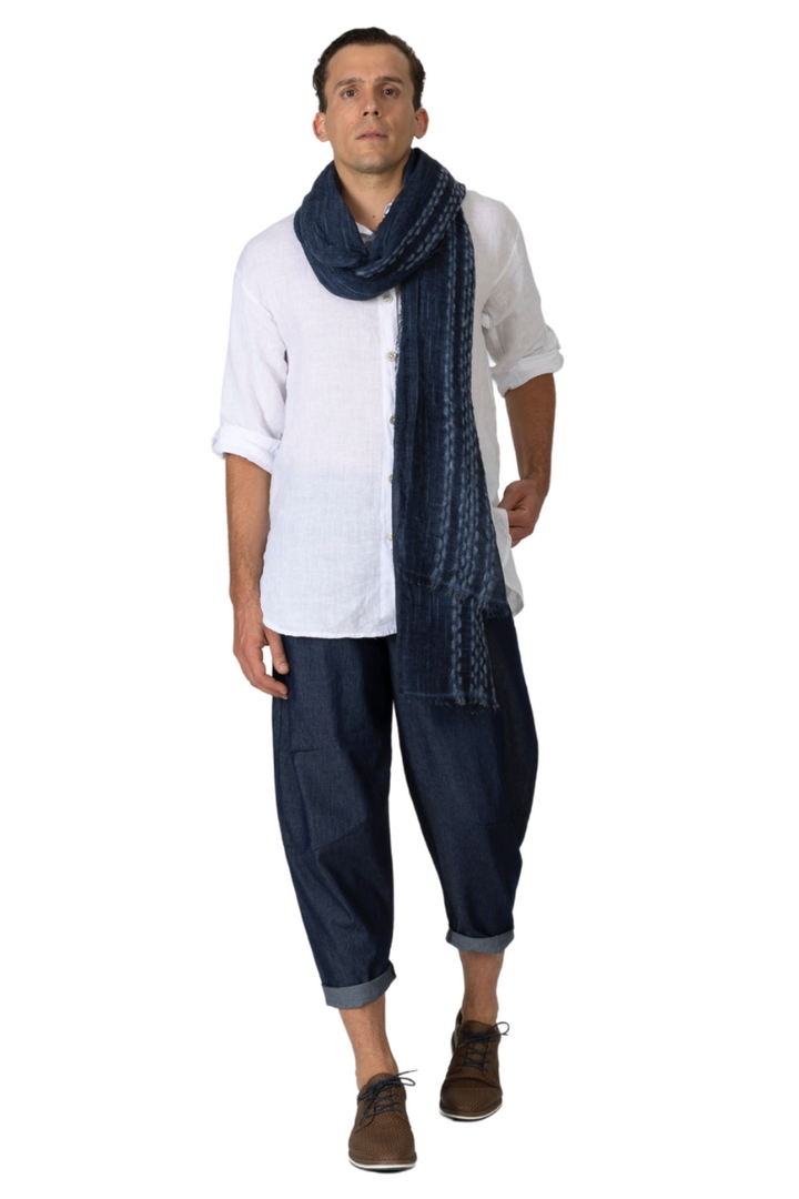 Casual Dark Denim Pants