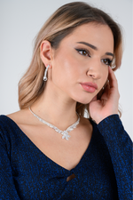 Load image into Gallery viewer, Kyveli Tango Earrings &amp; Necklace Set
