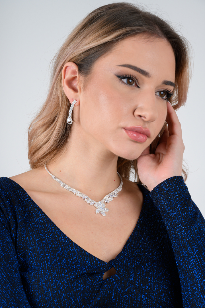 Kyveli Tango Earrings & Necklace Set