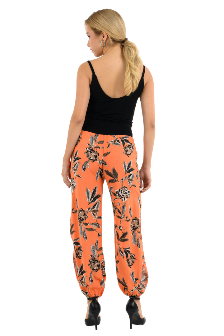 Coral Floral Babucha Tango Pants