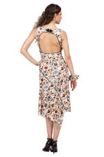 Load image into Gallery viewer, Cottage Garden Print Open Back Tango Dress
