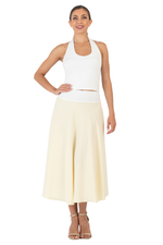 Load image into Gallery viewer, Pastel Crepe Dance Skirt With Two Slits