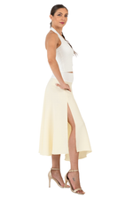 Load image into Gallery viewer, Pastel Crepe Dance Skirt With Two Slits