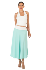Load image into Gallery viewer, Pastel Crepe Dance Skirt With Two Slits