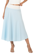 Load image into Gallery viewer, Pastel Crepe Dance Skirt With Two Slits